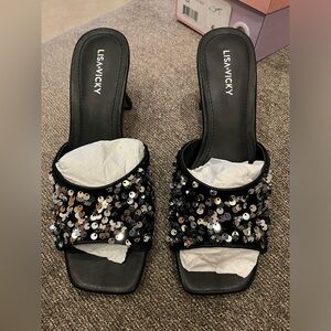 Lisa Vicky Sequin Slip On Shoe